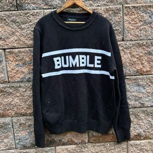 Bumble Varsity Style Knit Sweater Limited Edition